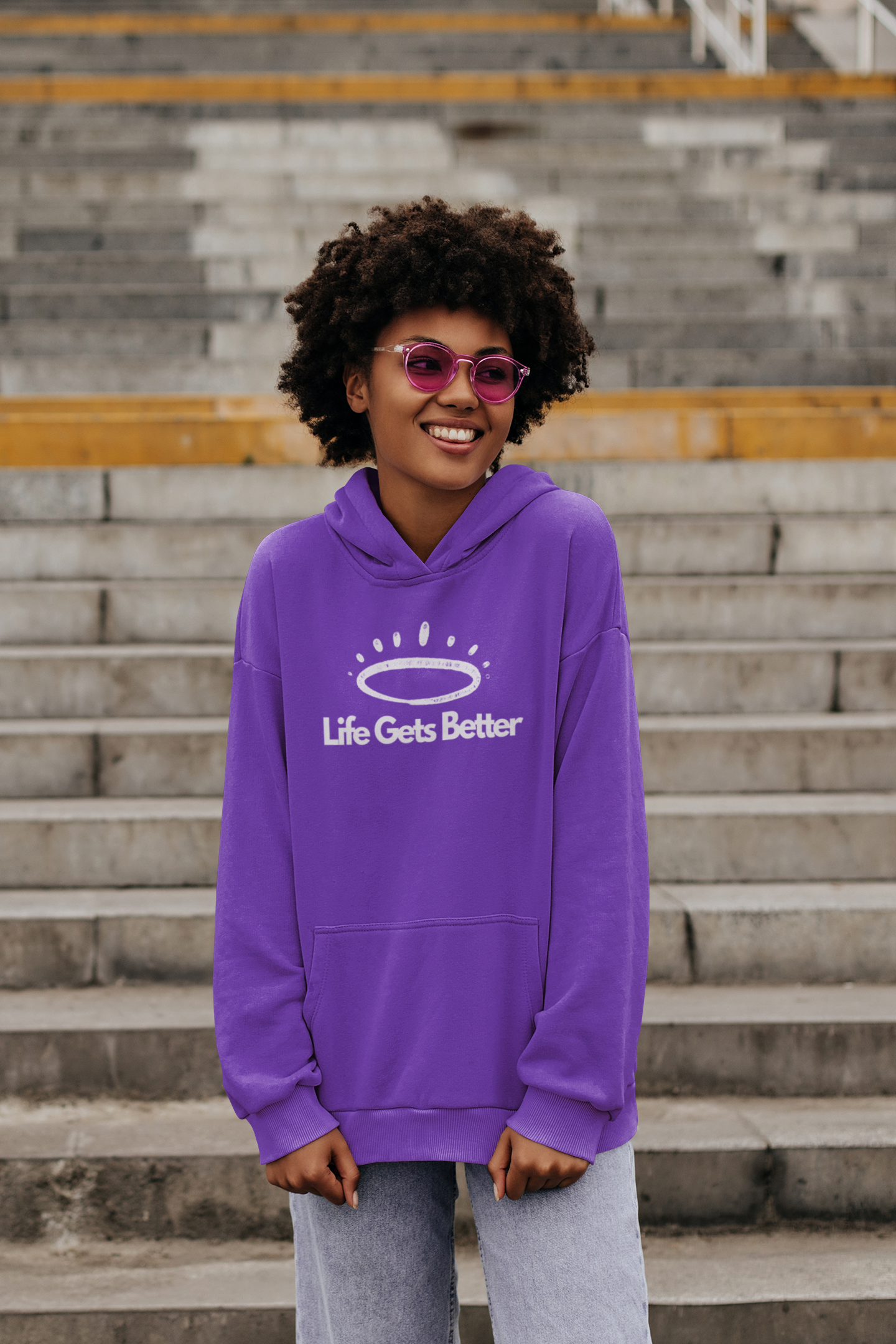 Life Gets Better Hoodie (Uni)