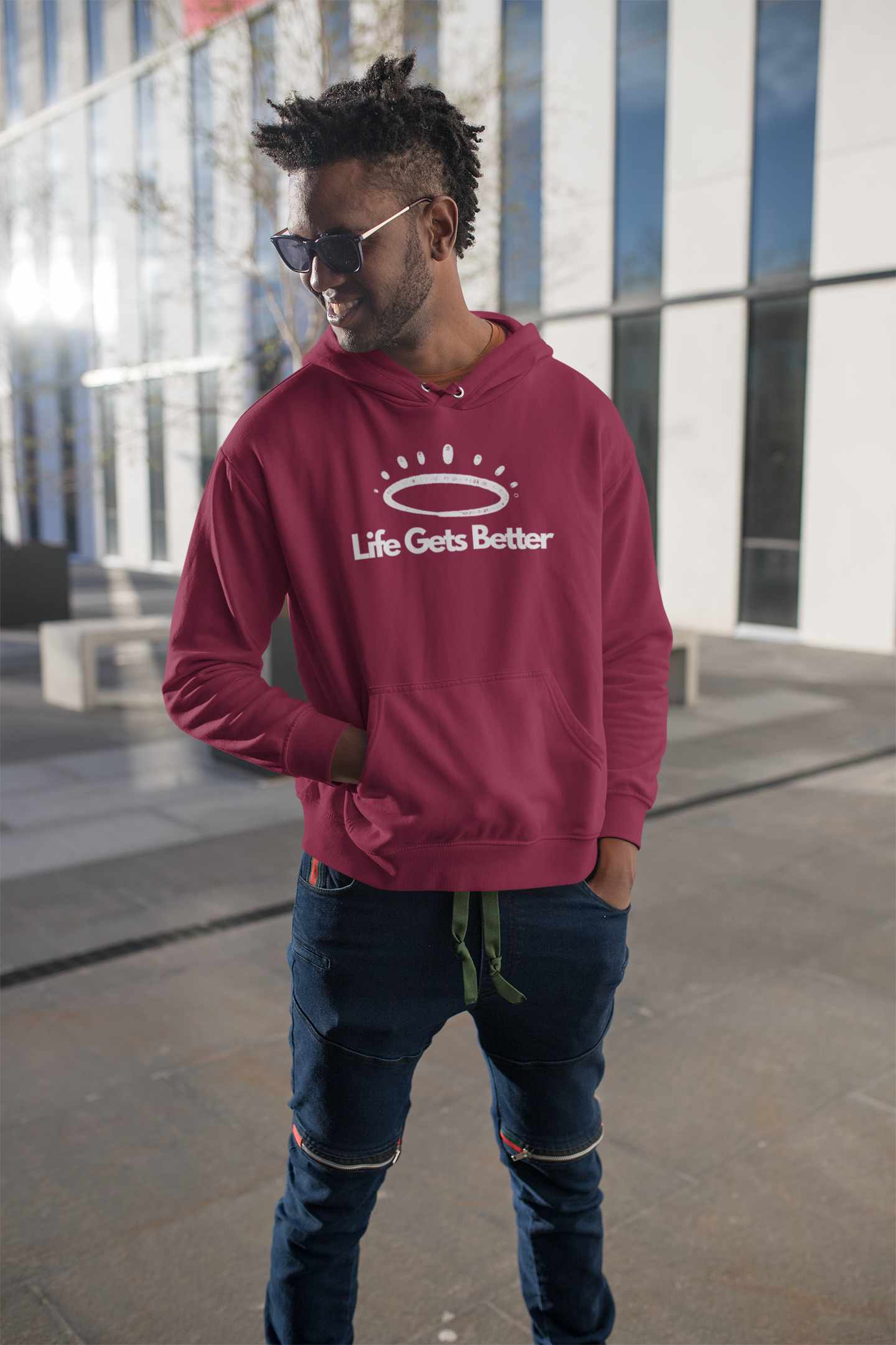 Life Gets Better Hoodie (Uni)